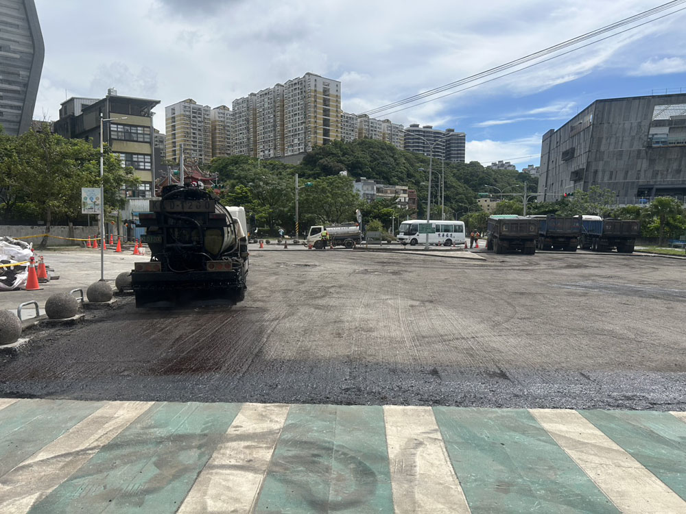 國立海洋科技博物館瀝青刨鋪