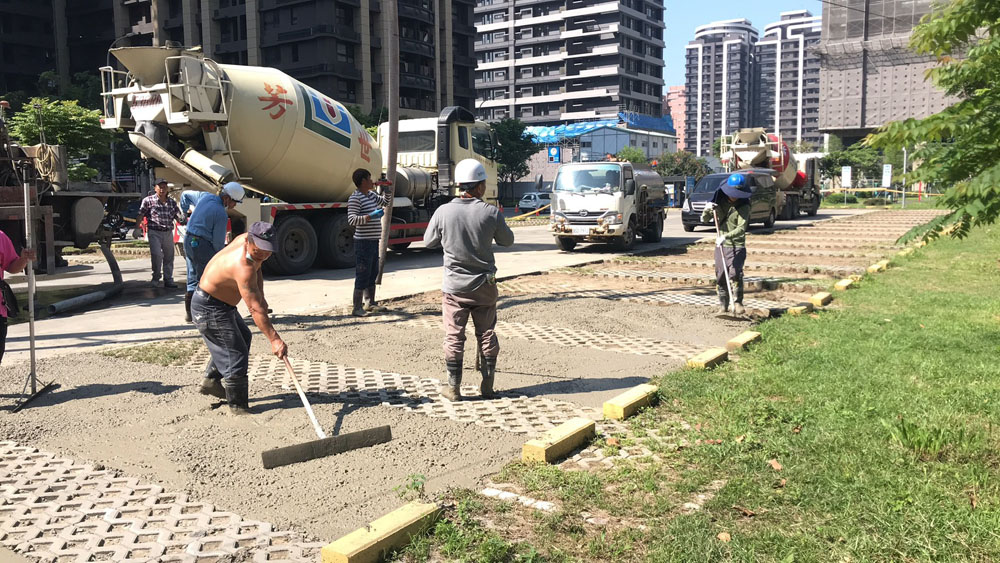 板橋平面停車場整地工程