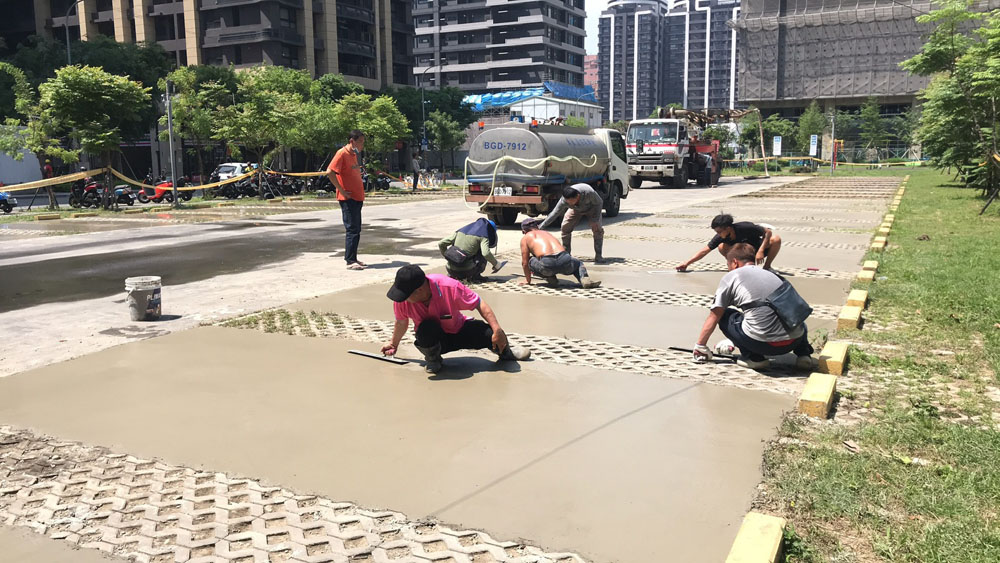 板橋平面停車場整地工程